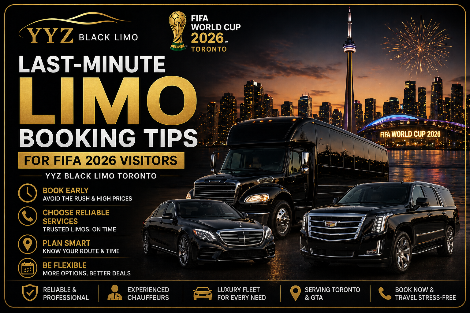 Last-Minute Limo Booking Tips for FIFA 2026 Visitors