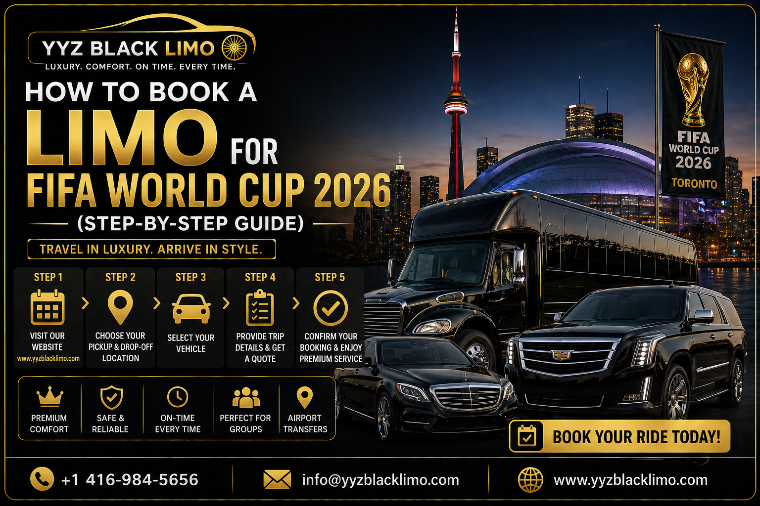 How to Book a Limo for FIFA World Cup 2026 (Step-by-Step Guide)